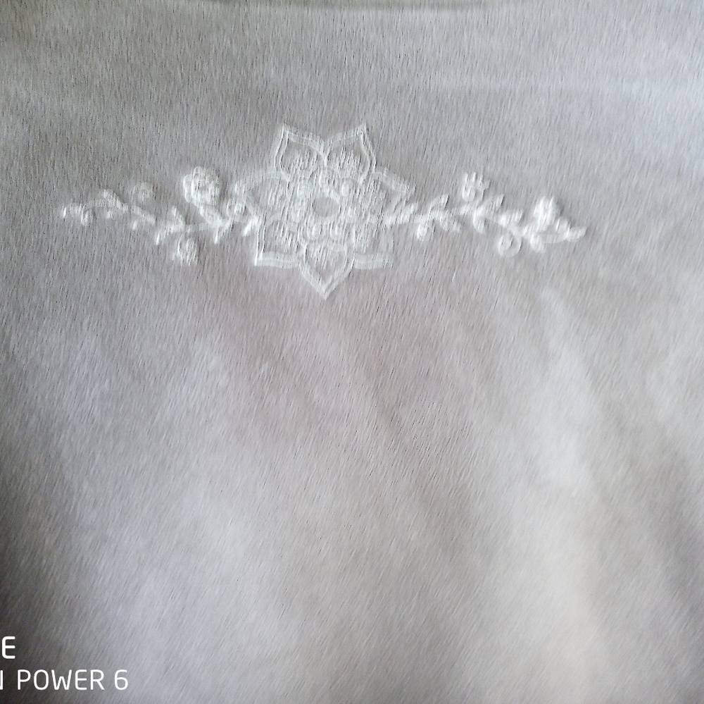 L.L.Bean suede sherpa embroidered jacket M - Picture 8 of 10